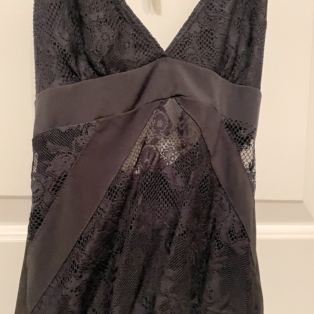 Simple Black Lace Top for a Night on the Town